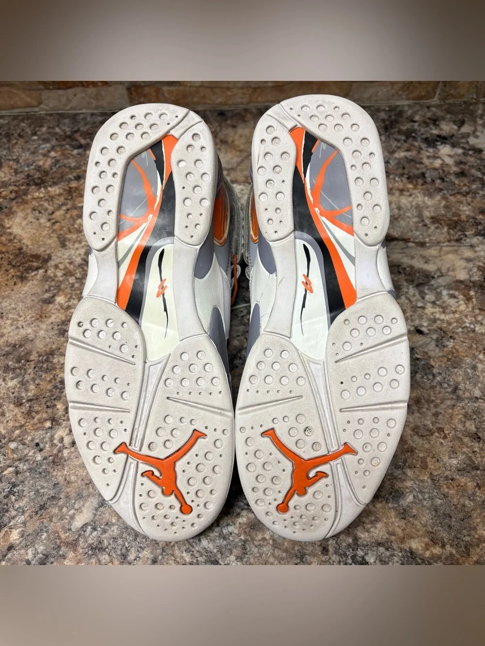 Air Jordan 8 Retro 2007 Orange Blaze 305381-102 Size 9.5